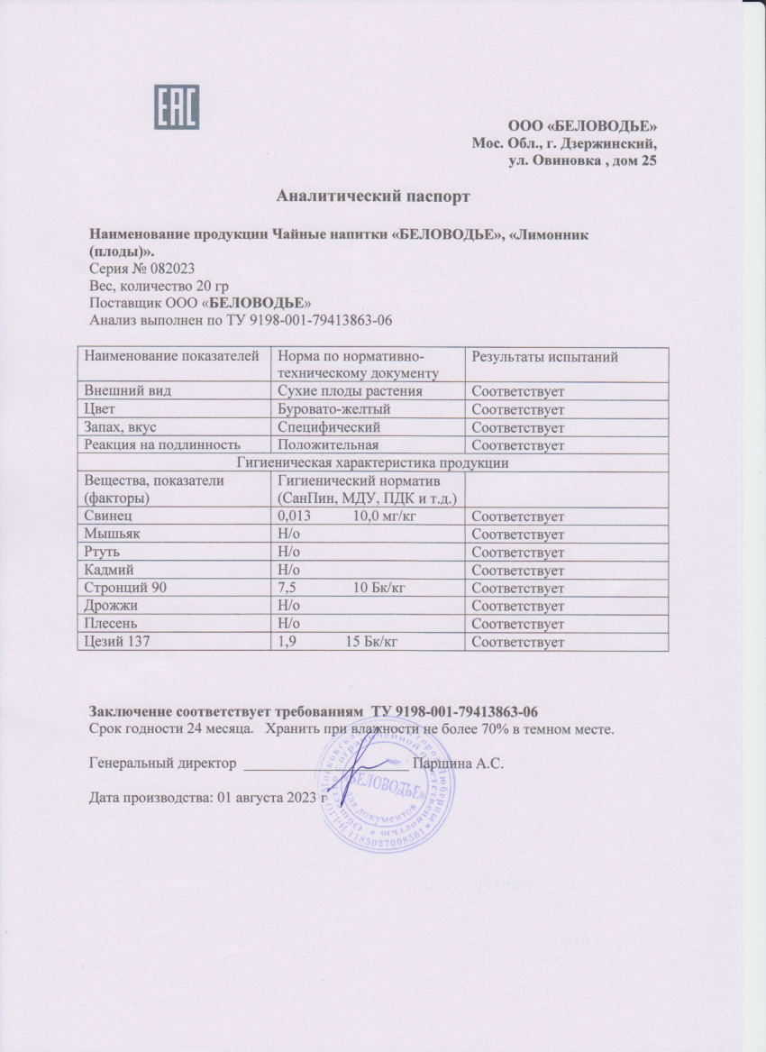 Паспорт №082023